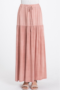 Vintage Maxi Tired Skirt