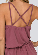 Load image into Gallery viewer, V-Neck Cross Back Romper
