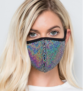 Sequin Sparkle Face Mask (multiple colors)